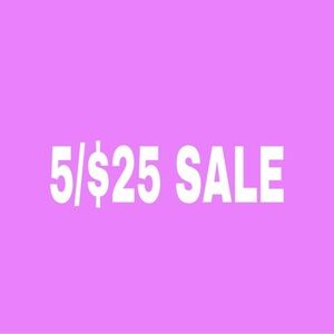 5 For $25 Sale